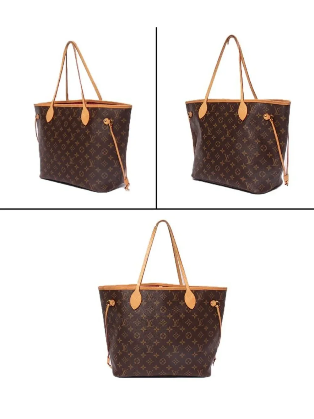 Louis Vuitton Tote Shoulder Bag Neverfull MM Monogram